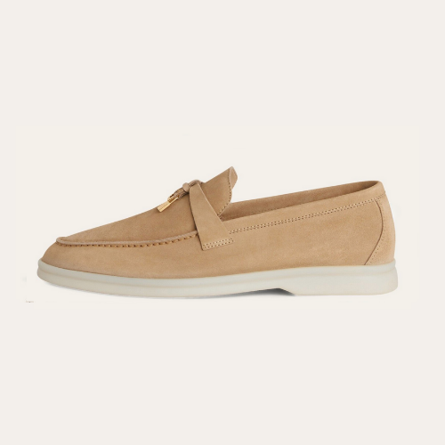 Lage Suede Loafers Voor Vrouwen – Khaki