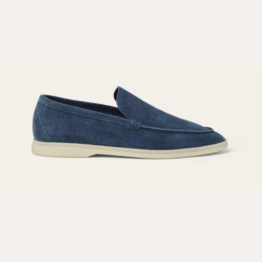 Refined Suede Loafers – Blauw