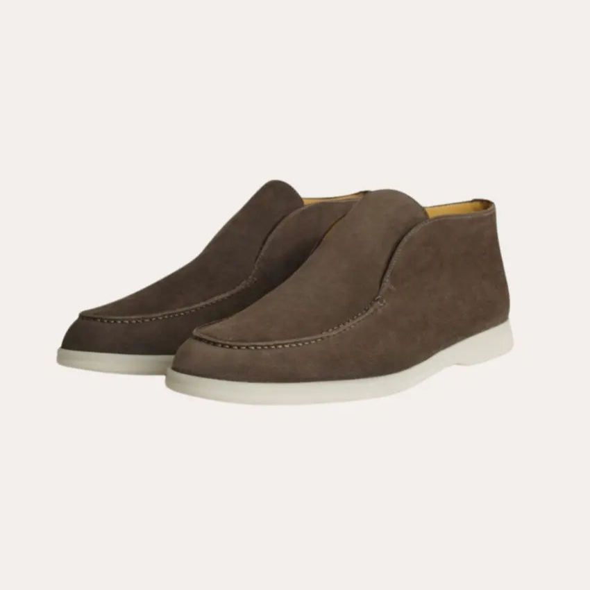 Suède City Loafers – Donkergrijs