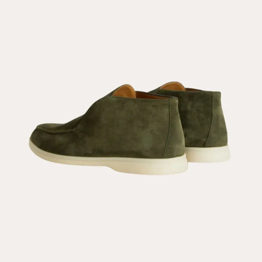 Suède City Loafers - Profond Groen