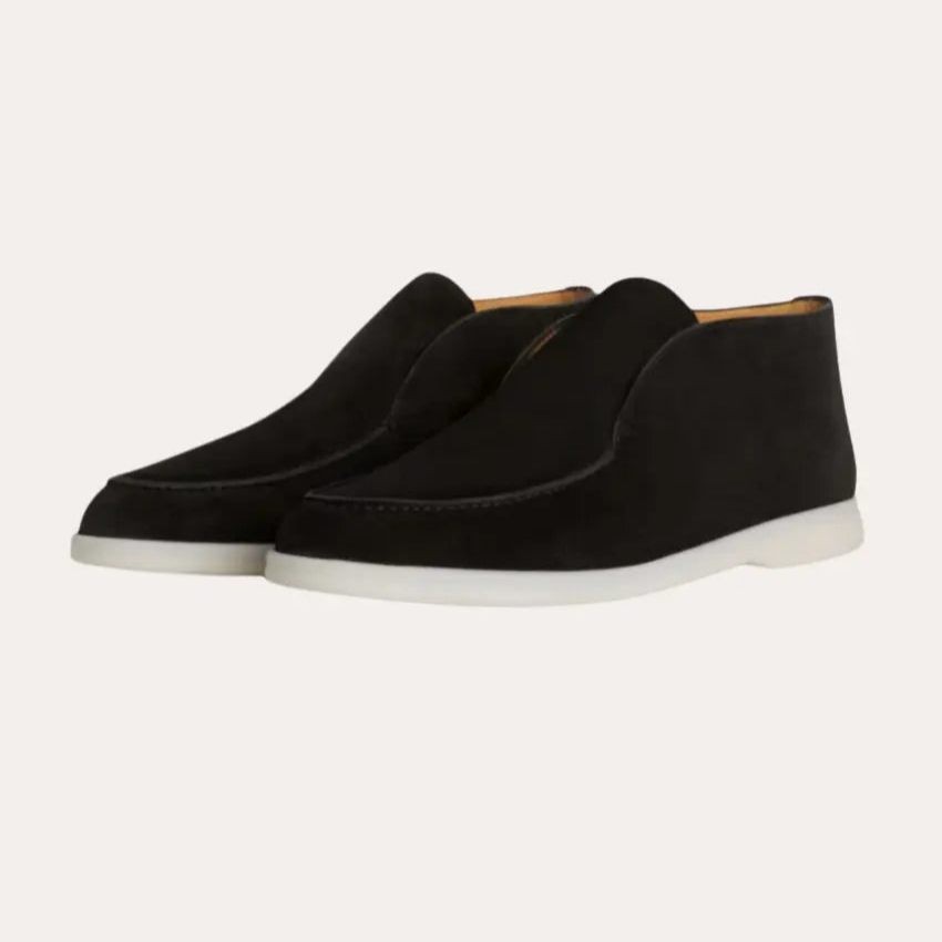 Suède City Loafers - Profond Zwart