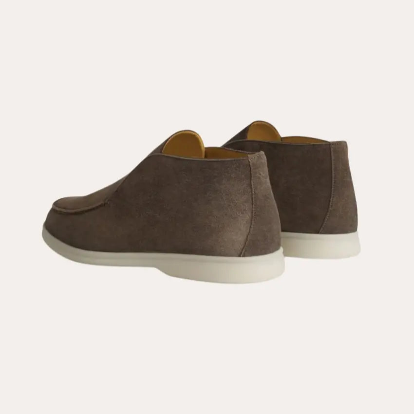Suède City Loafers – Donkergrijs