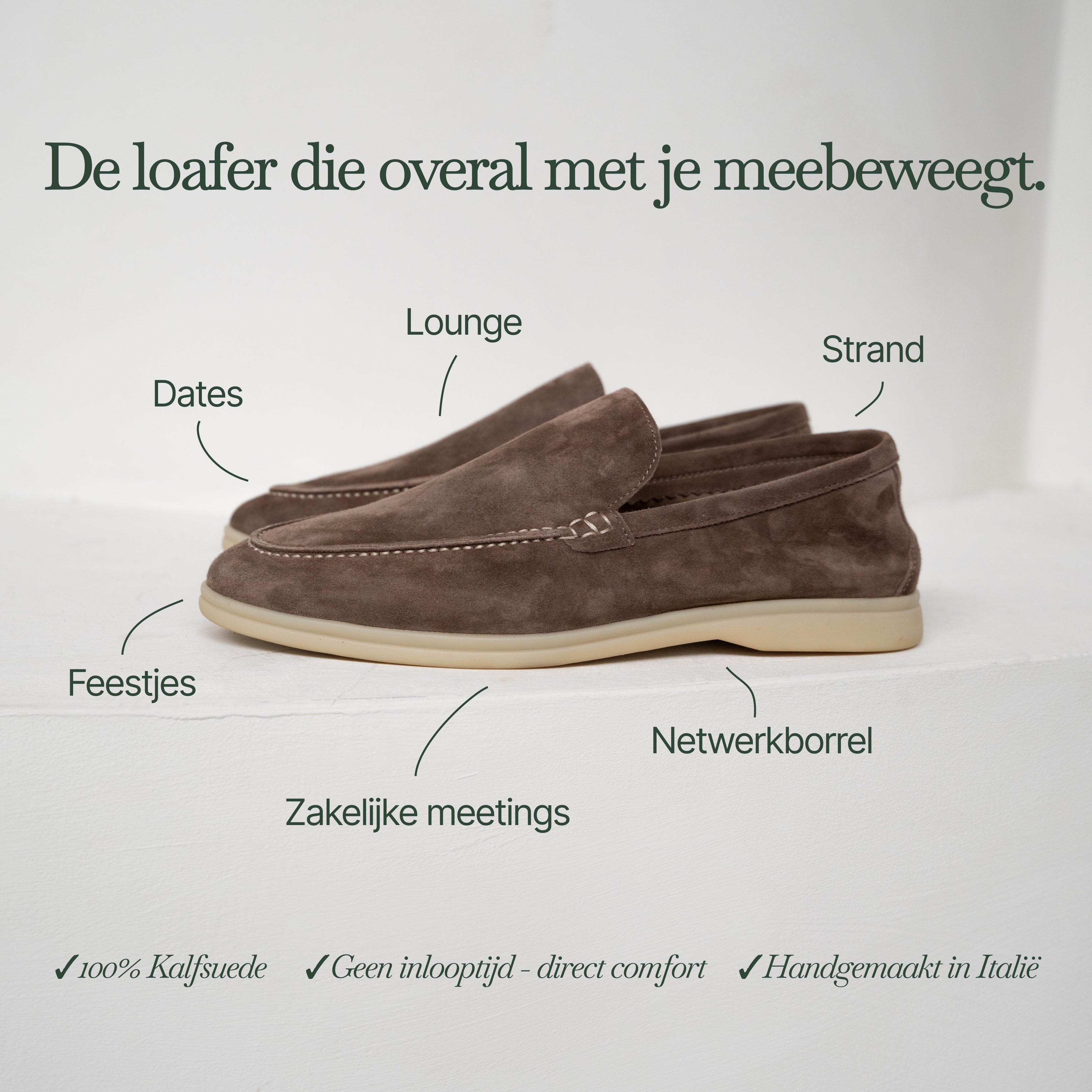 Refined Suede Loafer - De Tijdloze Favoriet