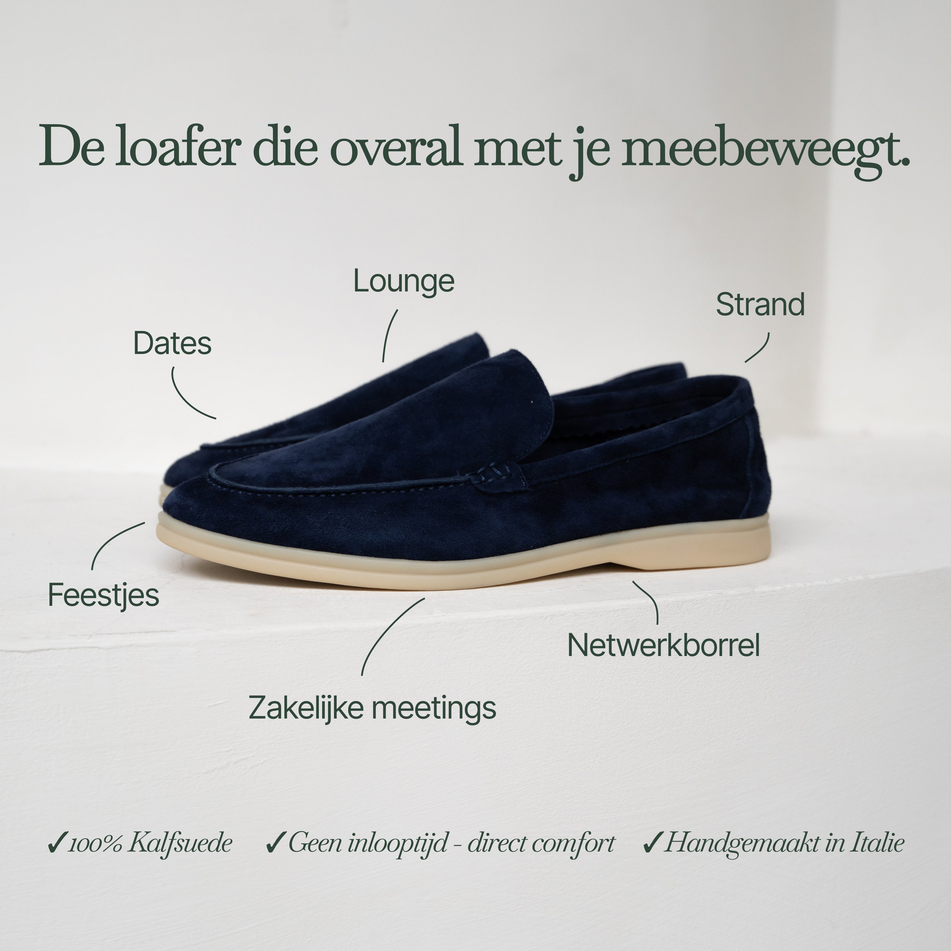 Refined Suede Loafer - De Tijdloze Favoriet