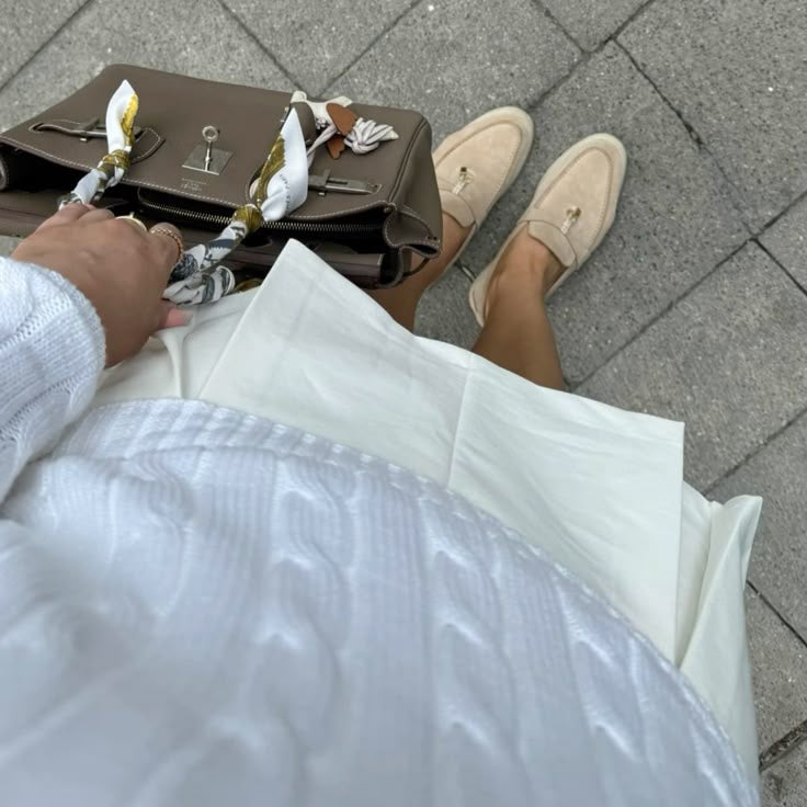 Lage Suede Loafers Voor Vrouwen – Beige