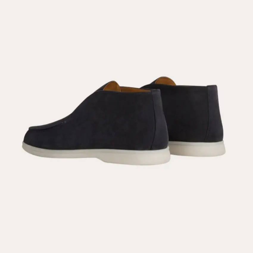 Suède City Loafers – Navy Blauw